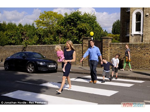 Respect the rights of others on the road, particularly pedestrians and children